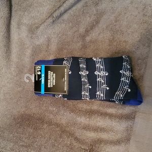 Men's Musical Notes Dress Socks